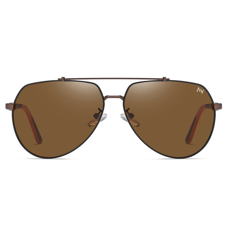 عینک آفتابی خلبانی مردانه آلبرت وگ مدل 6322C108P112 Polarized Avantgarde Visionary