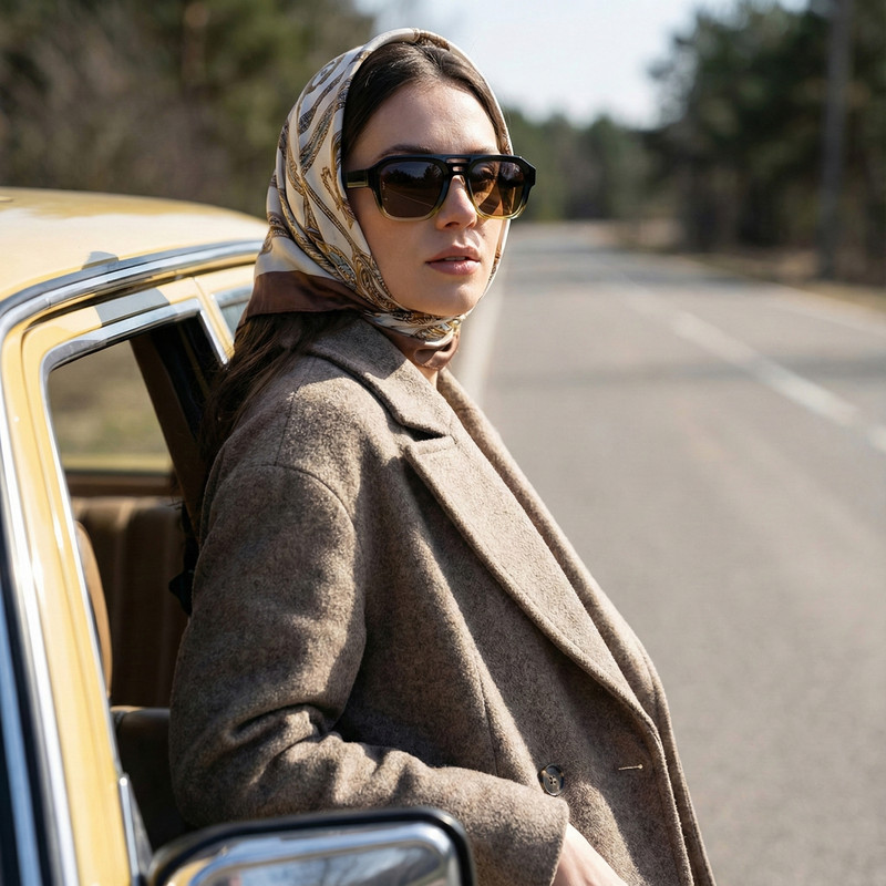 عینک آفتابی خلبانی (Aviator) آلبرت وگ مدل S31120C4 Acetate Avantgarde Visionary