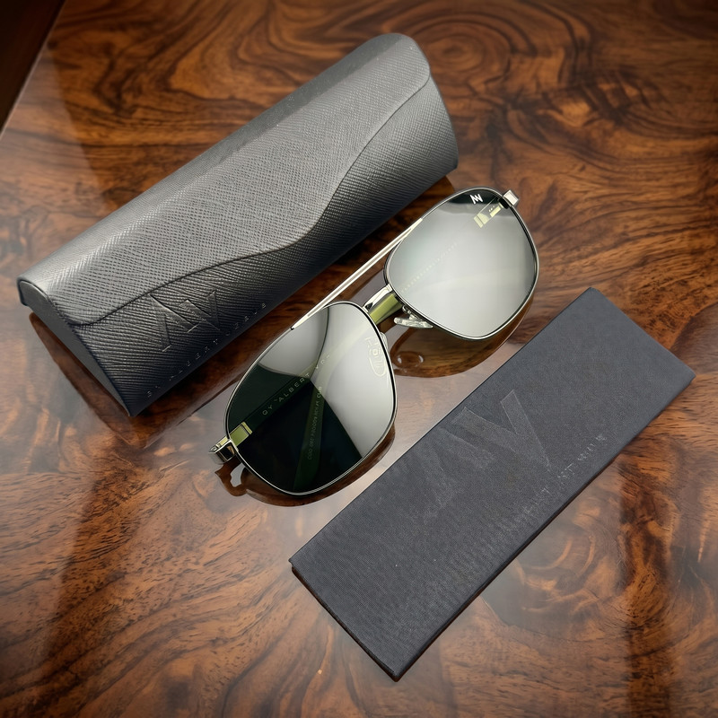 عینک آفتابی خلبانی (Aviator) مردانه آلبرت وگ مدل 6306C05-P50 Avantgarde Visionary