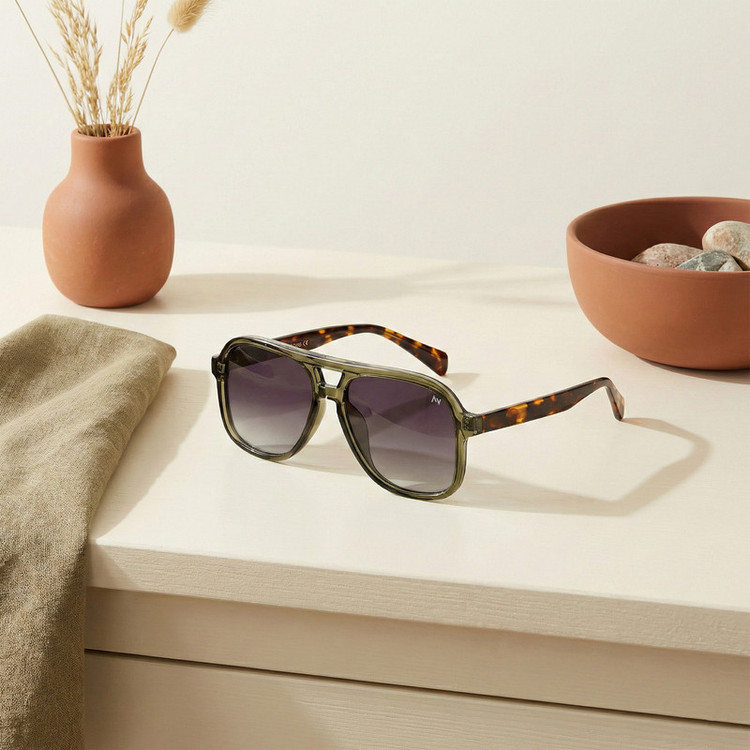عینک آفتابی خلبانی (Aviator) آلبرت وگ مدل S31117C2 Acetate Avantgarde Visionary