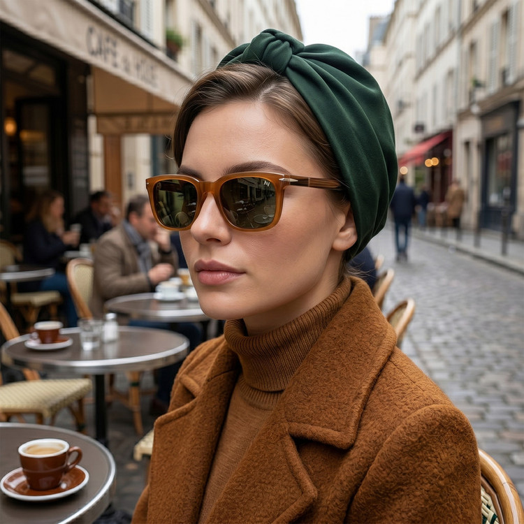 عینک آفتابی ویفرر (Wayfarer) آلبرت وگ مدل S-31127-C5 Acetate Avantgarde Visionary
