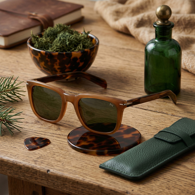 عینک آفتابی ویفرر (Wayfarer) آلبرت وگ مدل S-31127-C5 Acetate Avantgarde Visionary
