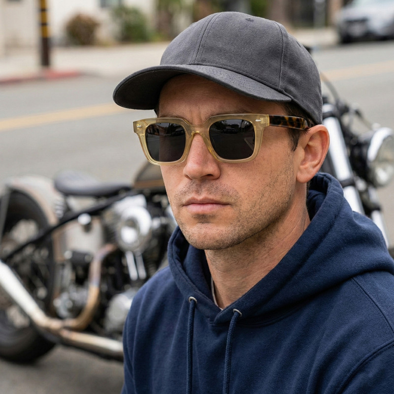 عینک آفتابی ویفرر (Wayfarer) آلبرت وگ مدل S-31105-C2 Acetate Avantgarde Visionary