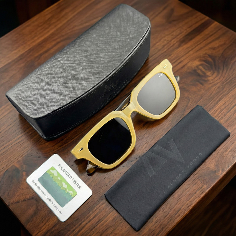 عینک آفتابی ویفرر (Wayfarer) آلبرت وگ مدل S-31105-C2 Acetate Avantgarde Visionary