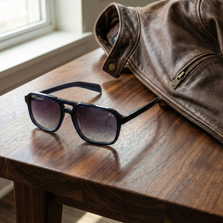 عینک آفتابی خلبانی (Aviator) آلبرت وگ مدل S32133C4 Acetate Avantgarde Visionary