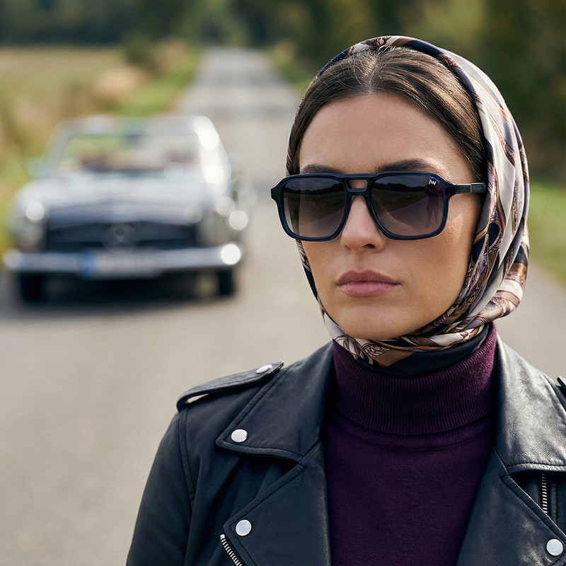 عینک آفتابی خلبانی (Aviator) آلبرت وگ مدل S32133C4 Acetate Avantgarde Visionary