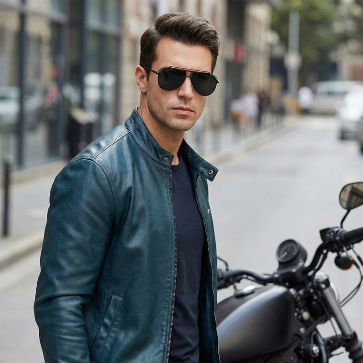 عینک آفتابی خلبانی (Aviator) مردانه مدل JS8533C91-P145 Polarized
