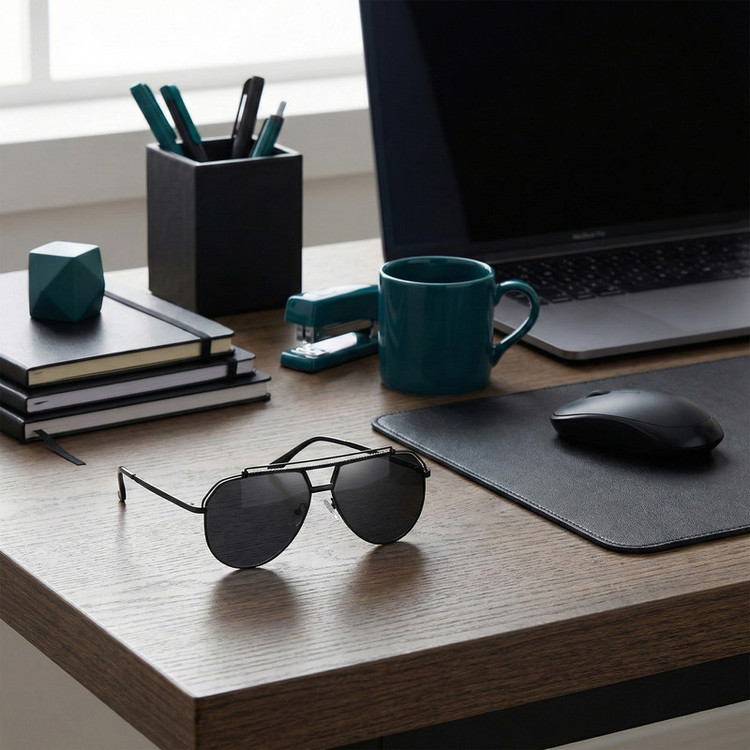 عینک آفتابی خلبانی (Aviator) مردانه مدل JS8533C91-P145 Polarized