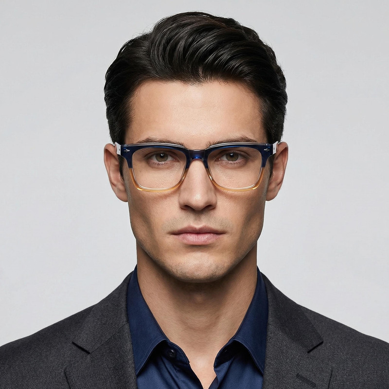 فریم عینک طبی ویفرر مدل S31109-C4-1 Acetate مناسب برای صورت گرد و بیضی