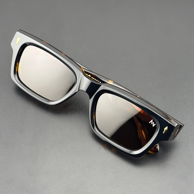 عینک آفتابی مستطیلی آلبرت وگ مدل S3210۸C2 Acetate Avantgarde Visionary