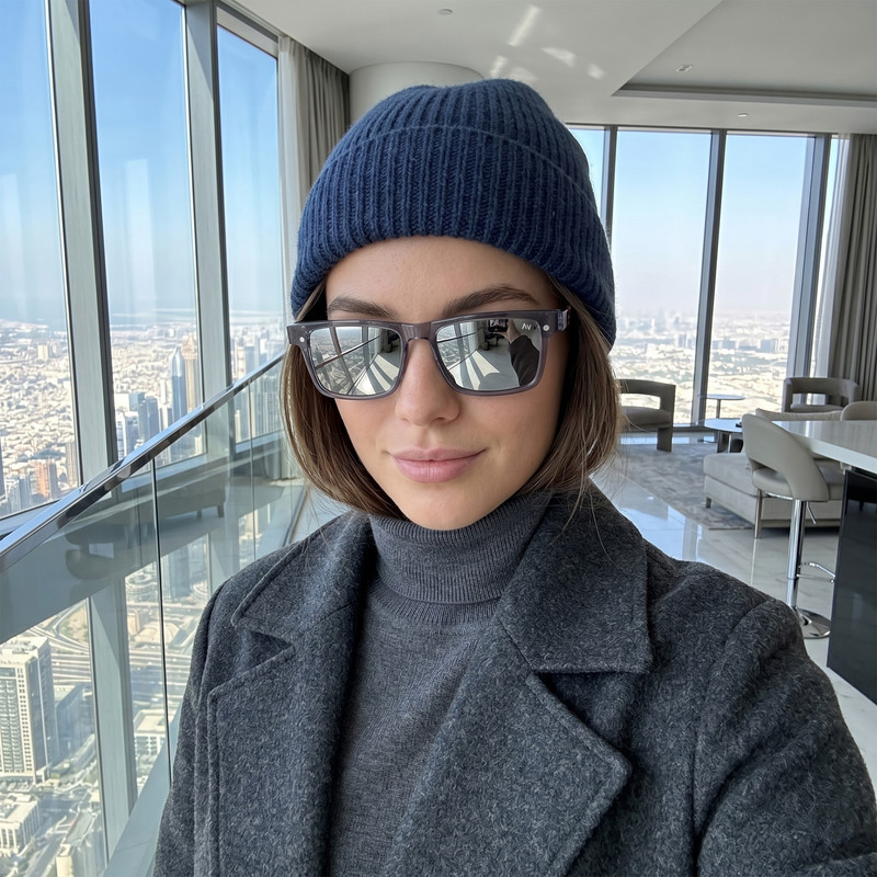 فریم عینک طبی ویفرر (Wayfarer) آلبرت وگ مدل CG7703C541-P194 مناسب برای انواع صورت به همراه کاور آفتابی