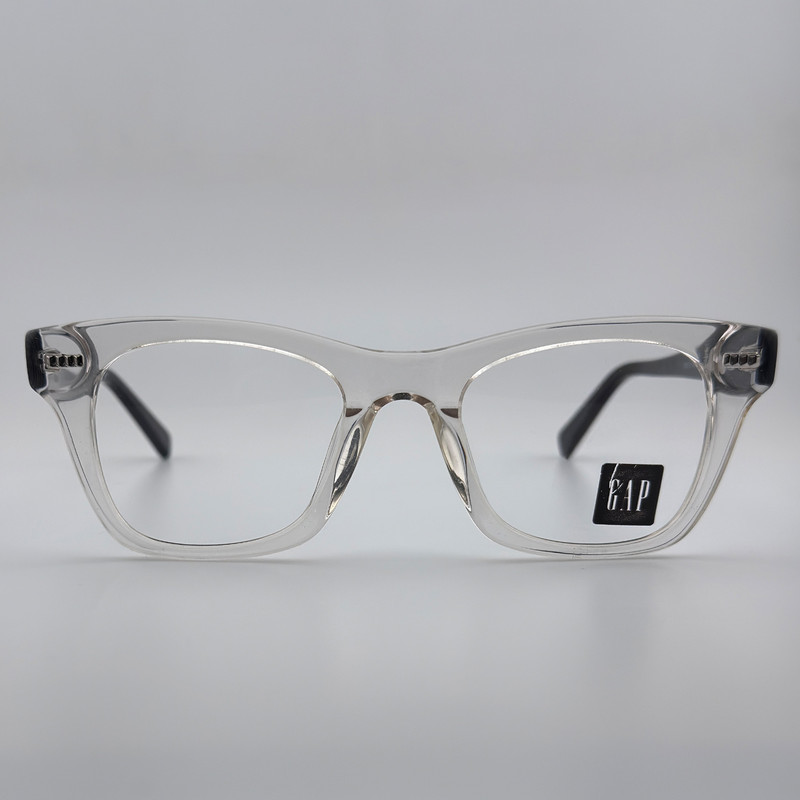 فریم عینک طبی ویفرر (Wayfarer) گپ مدل 8002C3 Transparent Pearl River مناسب برای صورت بیضی، گرد