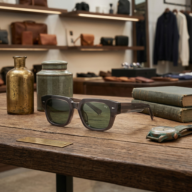 عینک آفتابی ویفرر (Wayfarer) آلبرت وگ مدل S32112C2 Acetate Avantgarde Visionary