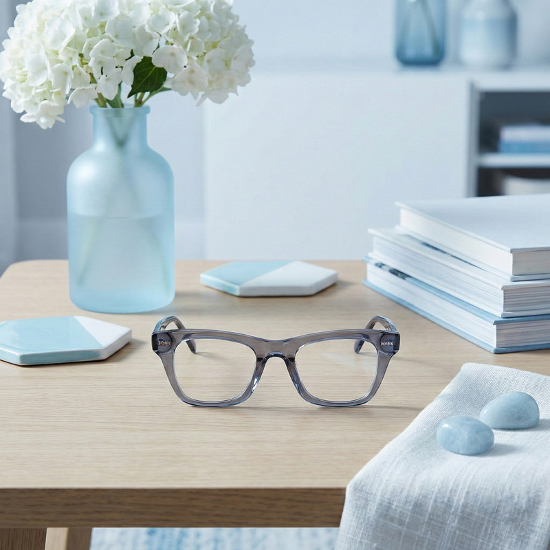 فریم عینک طبی ویفرر (Wayfarer) گپ مدل 8002C4 Pearl River مناسب برای صورت بیضی، گرد