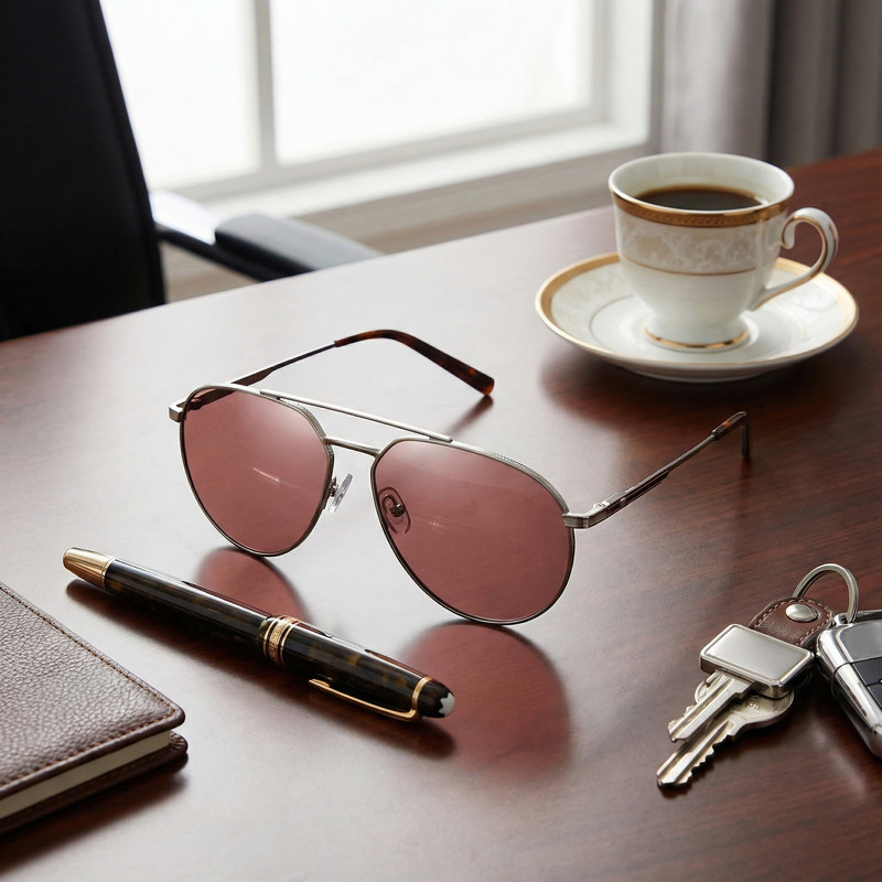 عینک آفتابی خلبانی (Aviator) مدل P3374-C24-P60 Polarized