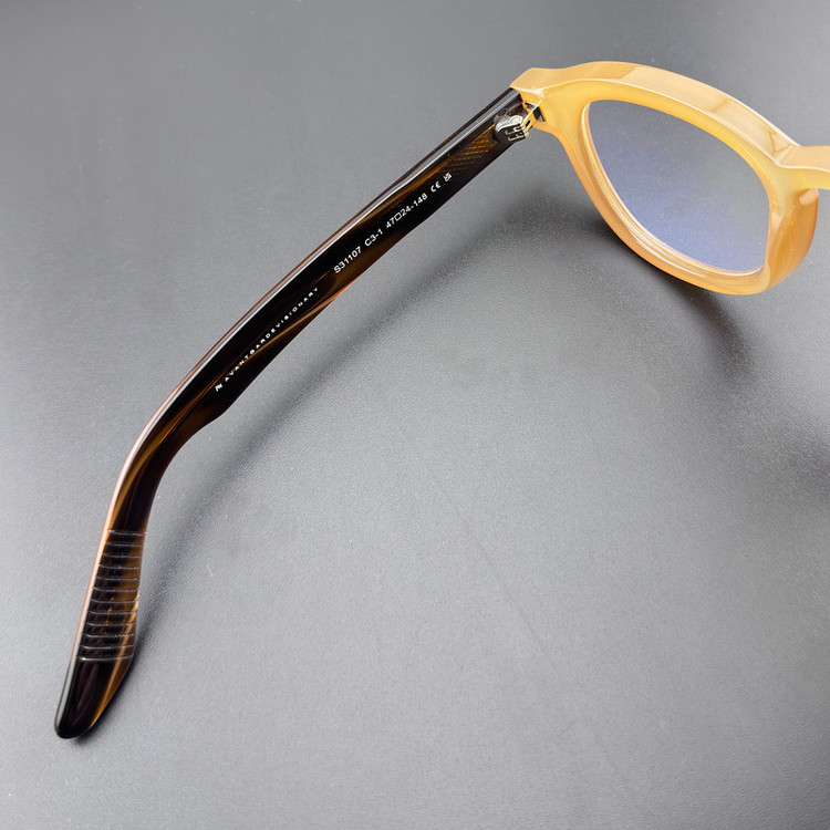 فریم عینک طبی ویفرر آلبرت وگ مدل S31107C3-1 Acetate مناسب برای صورت گرد