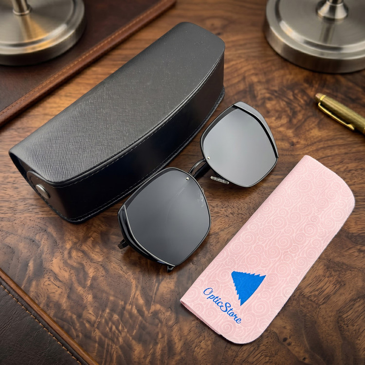 عینک آفتابی پروانه ای زنانه مدل P2205T1-1 Polarized Obsidian