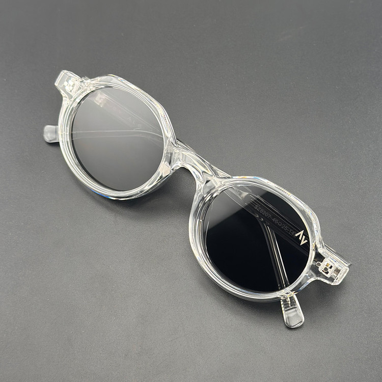 عینک آفتابی گرد آلبرت وگ مدل SZ8207 Transparent Obsidian