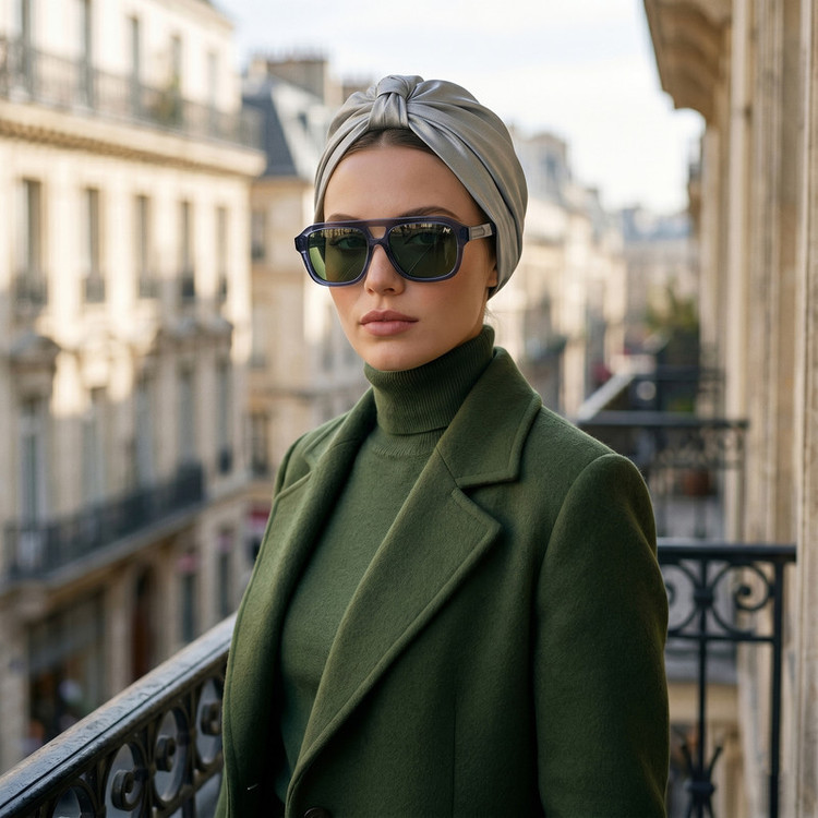 عینک آفتابی خلبانی (Aviator) آلبرت وگ مدل S32102C3 Acetate Avantgarde Visionary