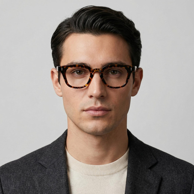 فریم عینک طبی ویفرر مدل S31110-C2-1 Acetate مناسب برای صورت گرد و بیضی