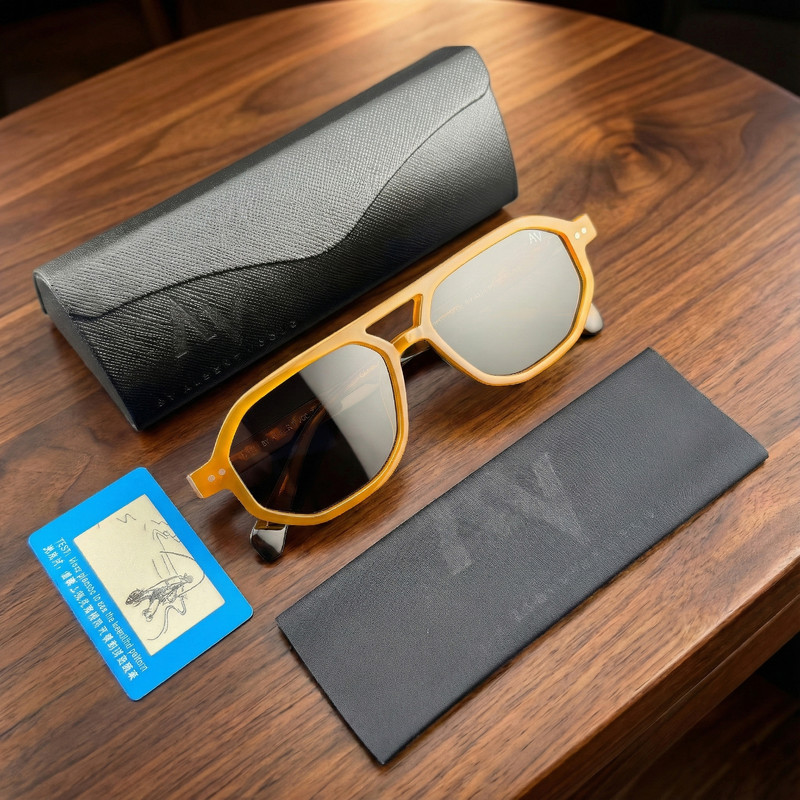 عینک آفتابی خلبانی (Aviator) آلبرت وگ مدل S31119C5 Acetate Avantgarde Visionary
