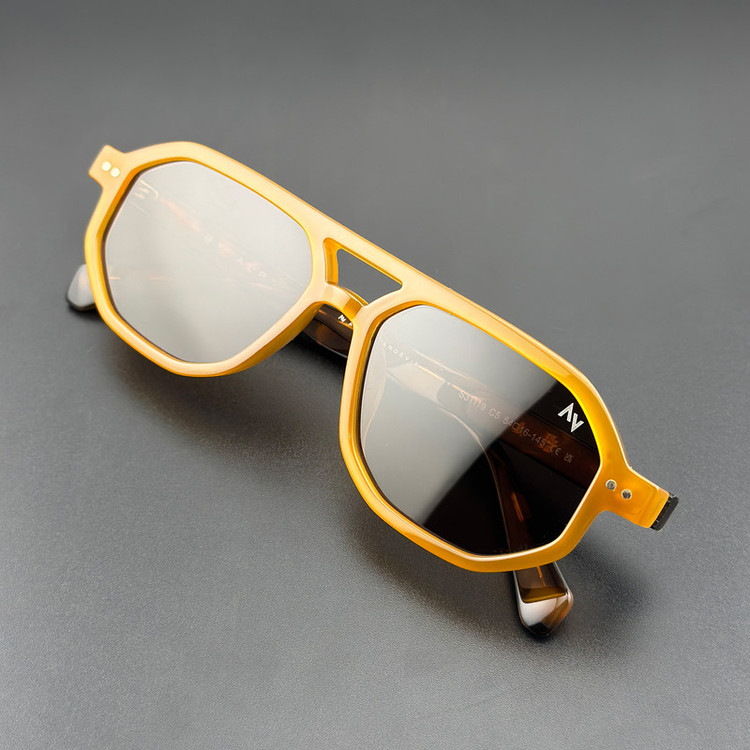 عینک آفتابی خلبانی (Aviator) آلبرت وگ مدل S31119C5 Acetate Avantgarde Visionary