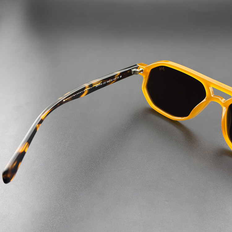 عینک آفتابی خلبانی (Aviator) آلبرت وگ مدل S31119C5 Acetate Avantgarde Visionary
