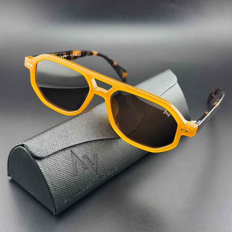 عینک آفتابی خلبانی (Aviator) آلبرت وگ مدل S31119C5 Acetate Avantgarde Visionary