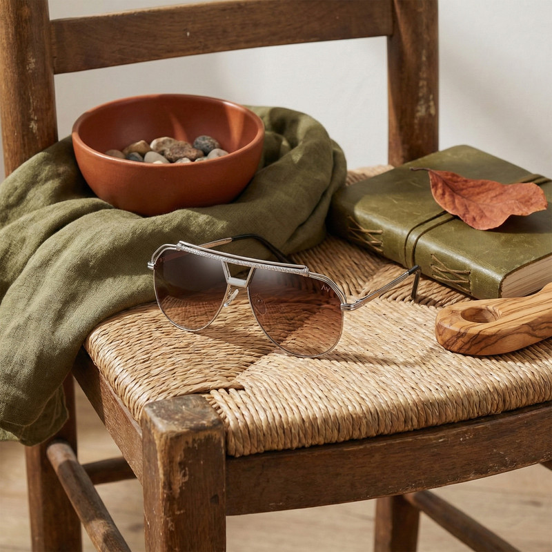 عینک آفتابی خلبانی (Aviator) آلبرت وگ مدل JS8533C05-P44 Polarized Avantgarde Visionary