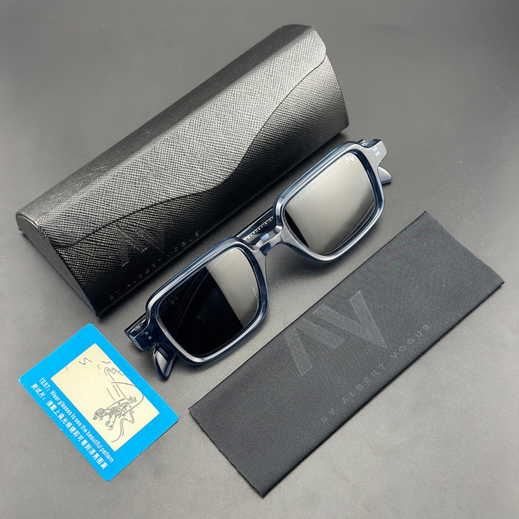 عینک آفتابی مستطیلی آلبرت وگ مدل S32130C3 Acetate Avantgarde Visionary