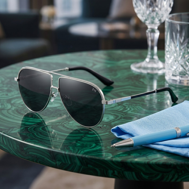 عینک آفتابی خلبانی (Aviator) مردانه آلبرت وگ مدل JS-8540-C05-P142 Avantgarde Visionary