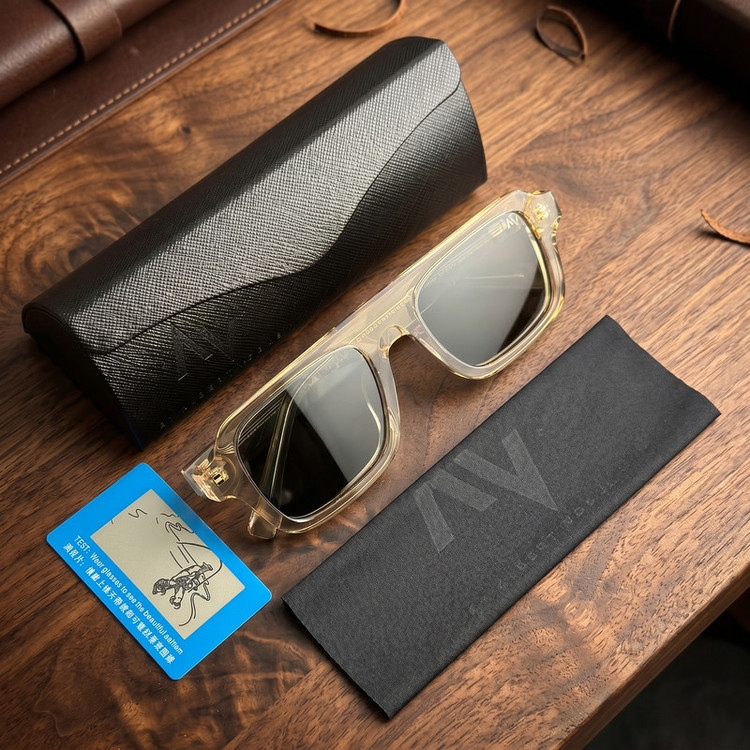 عینک آفتابی خلبانی (Aviator) آلبرت وگ مدل S32101C2 Acetate Avantgarde Visionary