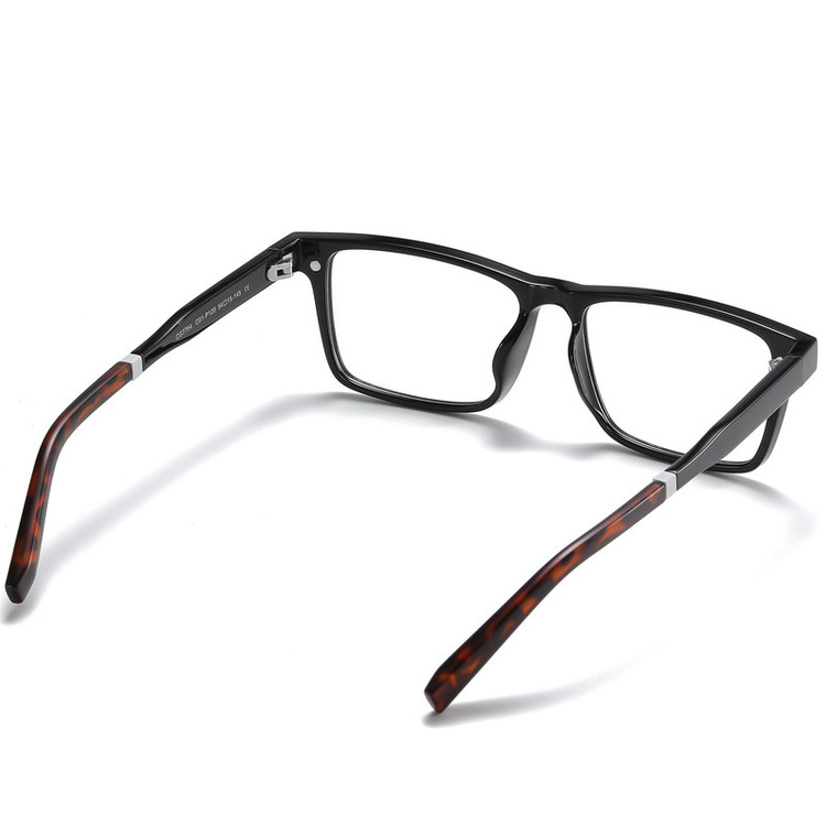 فریم عینک طبی مستطیلی آلبرت وگ مدل CG7703C01P97 Polarized Double Switch مناسب برای انواع صورت به همراه کاور آفتابی