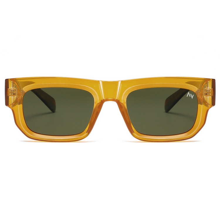 عینک آفتابی مستطیلی آلبرت وگ مدل S31111C5 Acetate Avantgarde Visionary