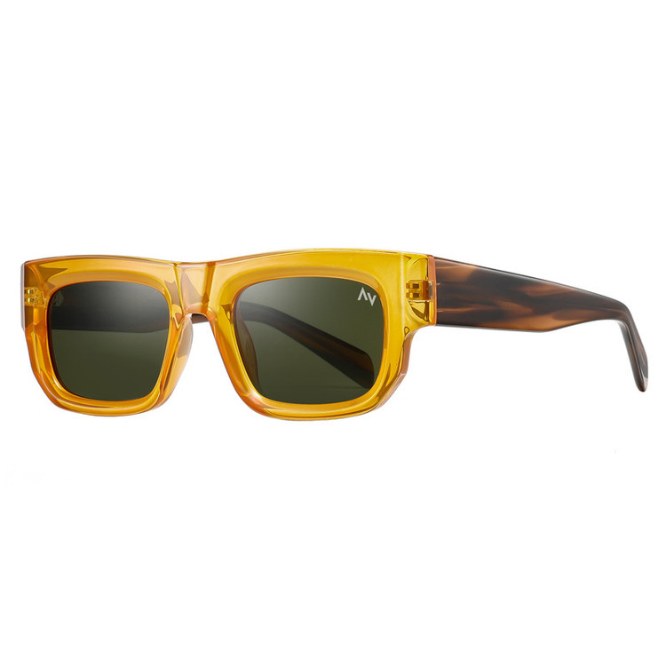 عینک آفتابی مستطیلی آلبرت وگ مدل S31111C5 Acetate Avantgarde Visionary