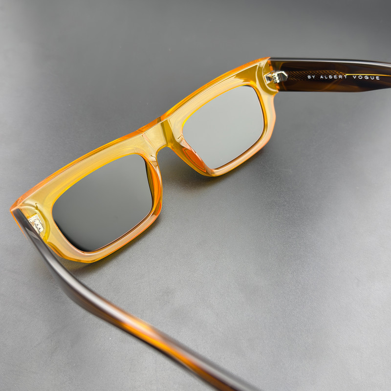عینک آفتابی مستطیلی آلبرت وگ مدل S31111C5 Acetate Avantgarde Visionary