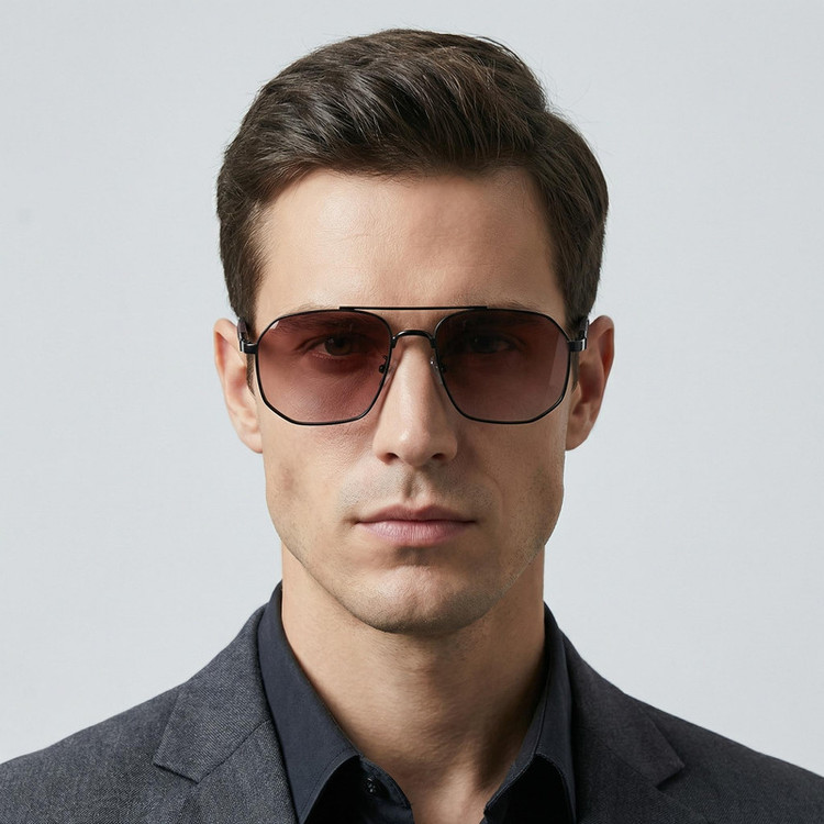 عینک آفتابی چند ضلعی آلبرت وگ مدل 6314C04-P129 Polarized Avantgarde Visionary