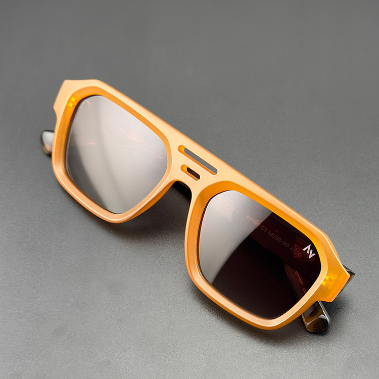 عینک آفتابی خلبانی (Aviator) آلبرت وگ مدل S31120C3 Acetate Avantgarde Visionary