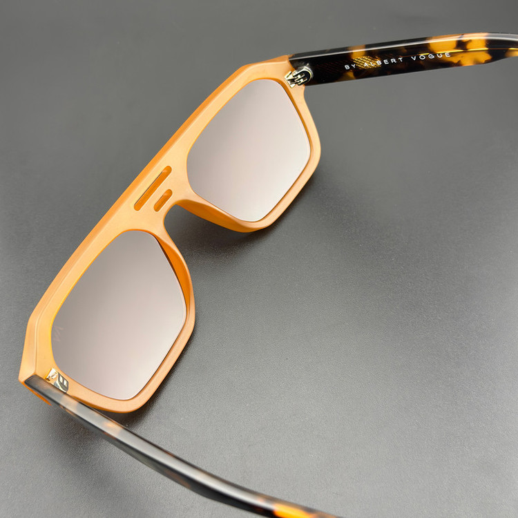 عینک آفتابی خلبانی (Aviator) آلبرت وگ مدل S31120C3 Acetate Avantgarde Visionary