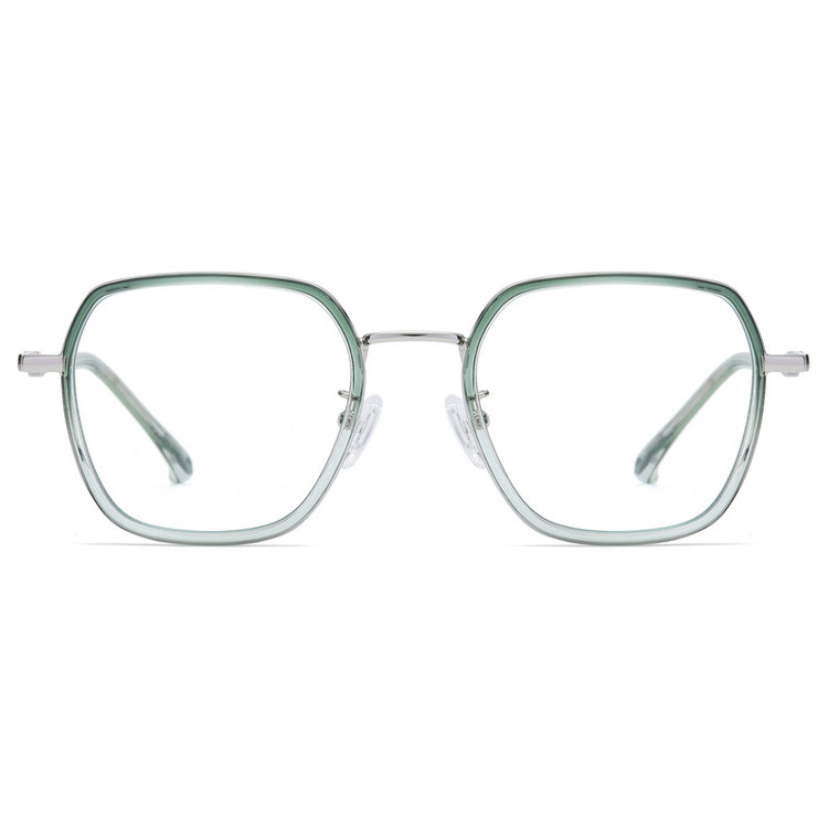 فریم عینک طبی مربعی زنانه مدل TJ837 C432-p81 Contrast Pearl Harbor مناسب برای صورت بیضی