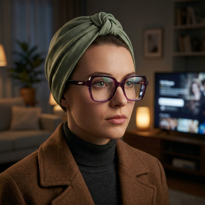 فریم عینک طبی پروانه ای زنانه مدل PS8817C722-P181 مناسب برای انواع صورت