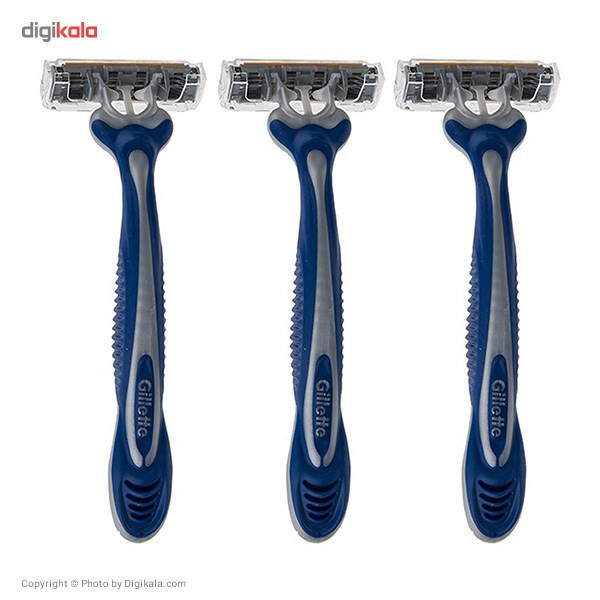 خود تراش ژیلت مدل Blue 3 بسته 3 عددی