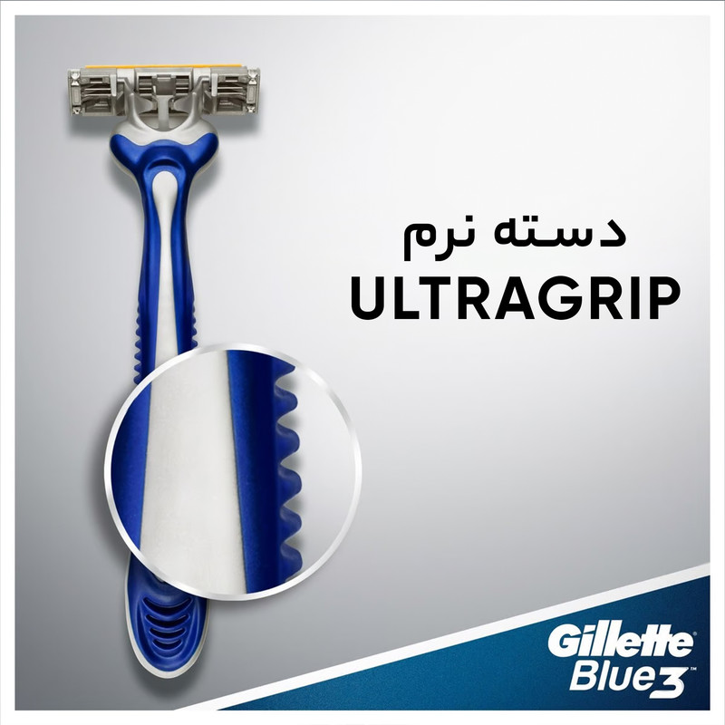 خود تراش ژیلت مدل Blue 3 بسته 3 عددی