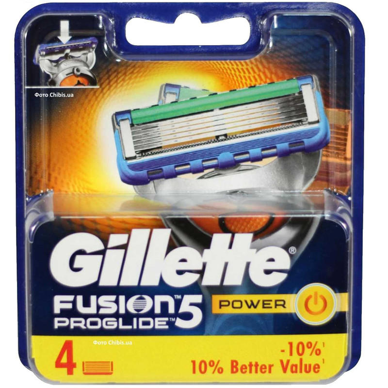 تیغ یدک ژیلت مدل Fusion Proglide Power 5 بسته 4 عددی