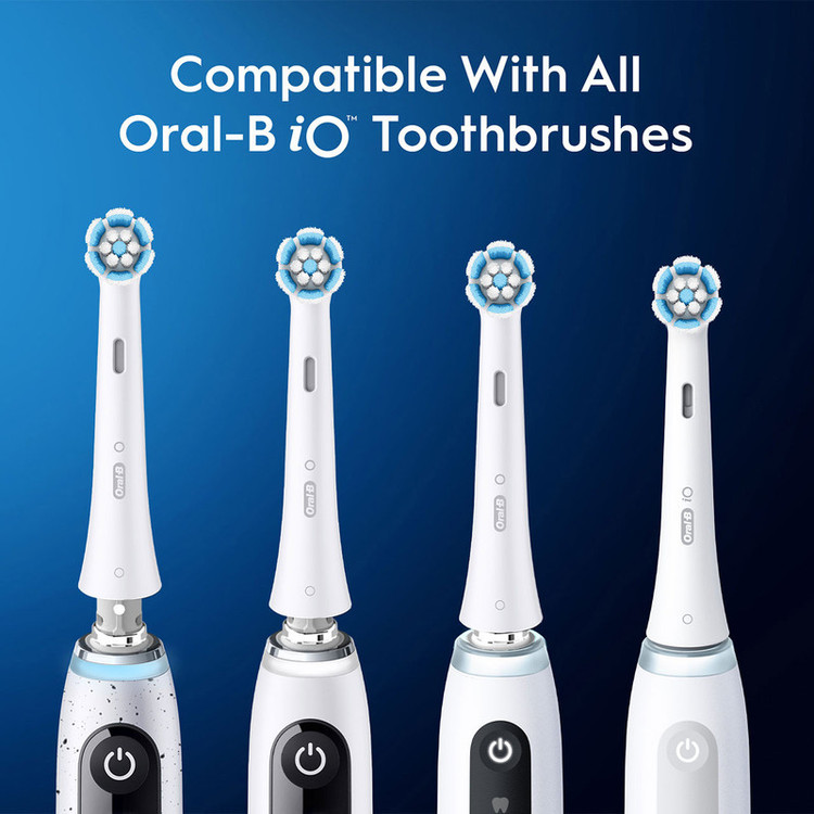 سری یدک مسواک برقی اورال-بی مدل iO GENTLE CARE بسته 2 عددی