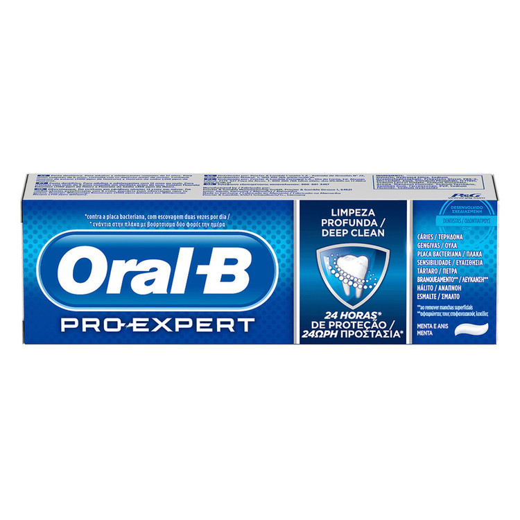خمیر دندان اورال-بی سری Pro-Expert مدل Deep Clean حجم 75 میلی لیتر