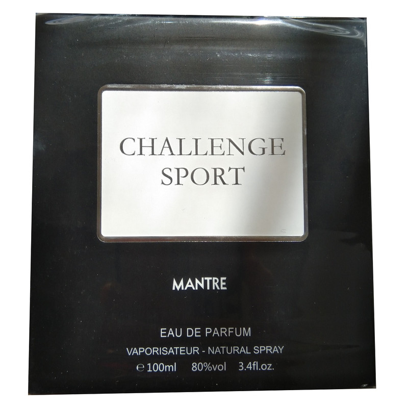ادوپرفیوم مردانه مانتره مدل Challenge Sport حجم 100 میلی لیتر