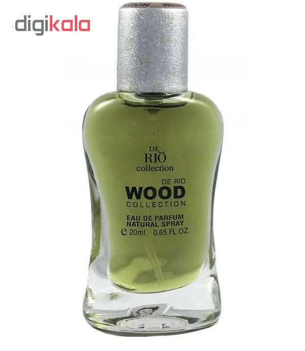 عطر جیبی مردانه ریو کالکشن مدل De Rio Wood Brown حجم 20 میلی لیتر