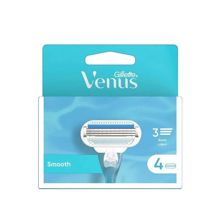 خود تراش ژیلت مدل Venus Smooth به همراه یدک بسته 4 عددی
