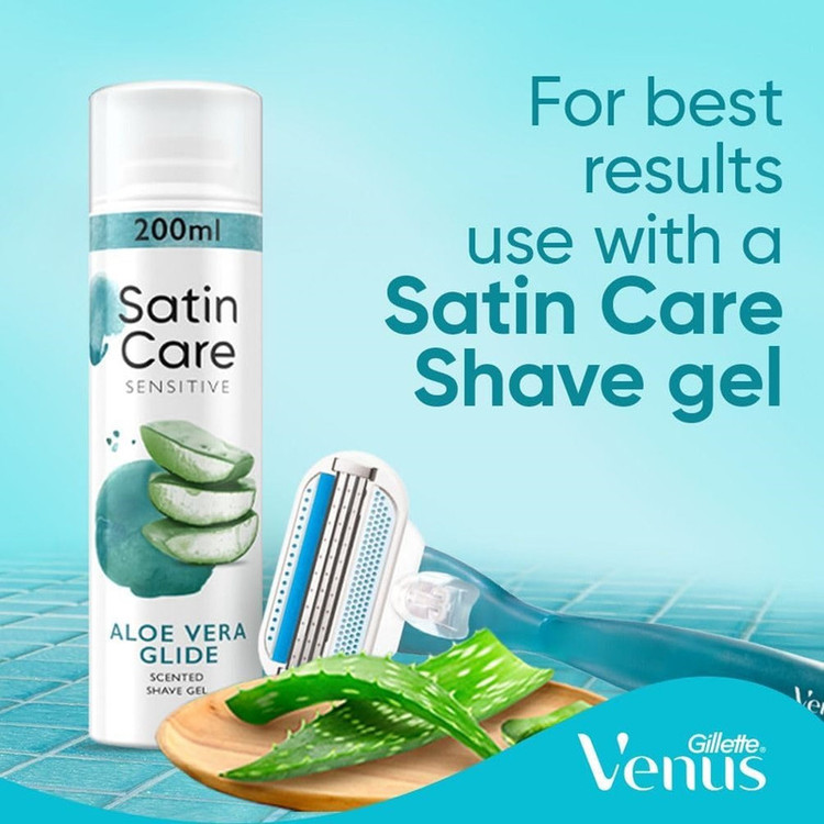 خود تراش ژیلت مدل Venus Smooth به همراه یدک بسته 4 عددی